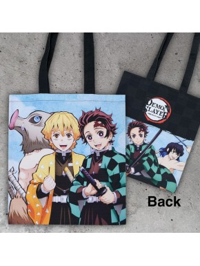 Bolsa Demon Slayer con Inosuke, Zenitsu y Tanjiro