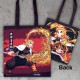 Bolsa de algodón Demon Slayer con diseño de Kyojuro Rengoku