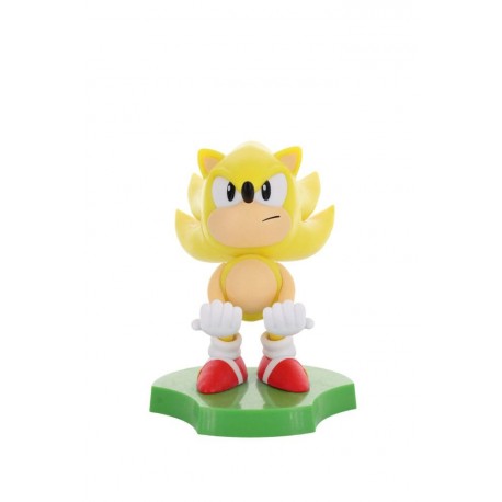 Mini-Support Sonic The Hedgehog Super Sonic 10 cm jaune