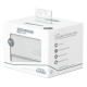 Étui Ultimate Guard Sidewinder blanc ouvert avec des cartes.