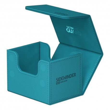 Étui Sidewinder 100+ Bleu Essence ouvert avec cartes