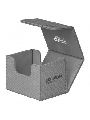Estuche gris Ultimate Guard Sidewinder 100+ abierto