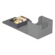 Estojo cinza Ultimate Guard Sidewinder 100+ aberto