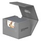 Estojo cinza Ultimate Guard Sidewinder 100+ aberto