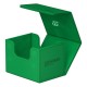 Estuche Sidewinder verde abierto mostrando cartas.