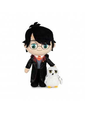 Peluche de Harry Potter con Hedwig 29 cm