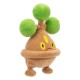 Pelúcia Bonsly Pokémon 20 cm com esferas verdes.