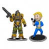 Pack de 2 Figurines Fallout Set A Excavator & Vault Boy (Gun) 7 cm