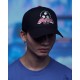 Gorra negra con logo de Sasuke de Naruto Shippuden