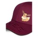 Casquette de baseball bordeaux avec Évoli brodé