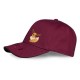 Casquette de baseball bordeaux avec Évoli brodé