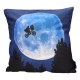 Almohada E.T. el Extraterrestre con diseño de luna