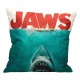 Almohada con diseño de Jaws, póster collage, 45 cm