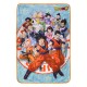 Couverture polaire Dragon Ball Super avec personnages emblématiques