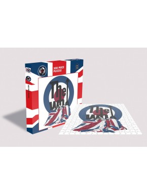 Caja y piezas de puzzle The Who 500 piezas