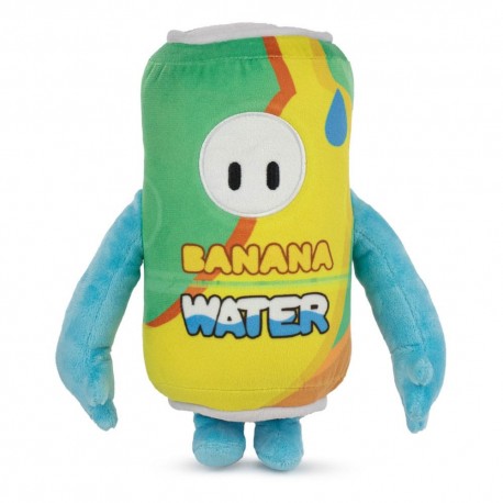 Peluche Fall Guys Banana Water, 30 cm, colores verde, azul y amarillo