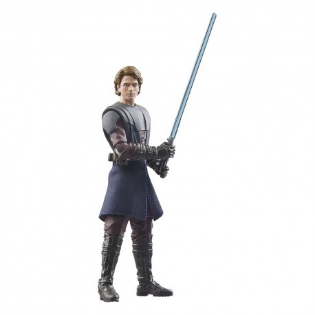 Figura Anakin Skywalker con espada láser azul.