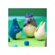 Figura Mid Totoro con hoja de 6 cm