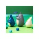 Figurine Mid Totoro avec feuille de 6 cm