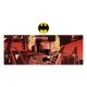Vade escolar y posavasos de Batman en rojo y negro