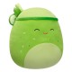 Pelúcia Squishmallows suco verde 30 cm com detalhe de pepino