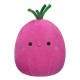 Pelúcia Squishmallows Cebola Vermelha com expressão alegre