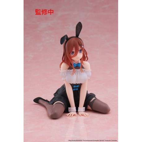 Figura Miku Nakano versión conejita 13 cm