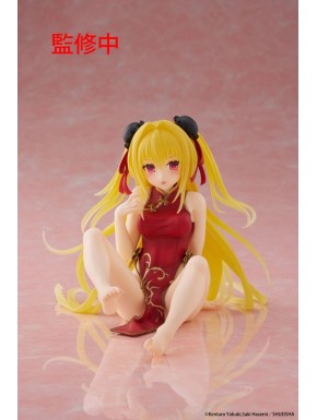Statue To Love Ru Darkness Golden Darkness avec robe chinoise