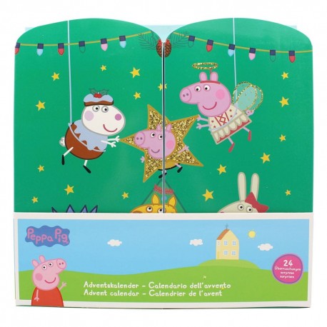 Calendrier de l'Avent Peppa Pig 2025 avec cadeaux Monster High