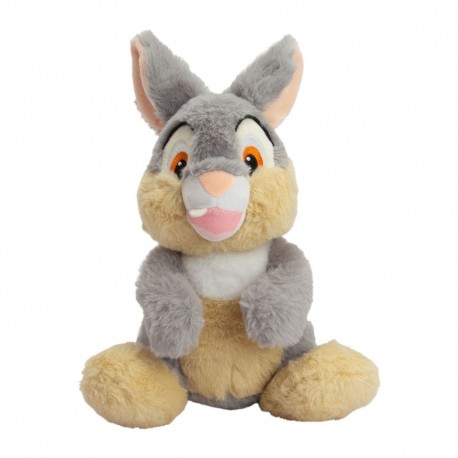 Peluche oficial Disney de Thumper, 25 cm, colores gris y beige