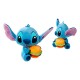 Peluche Stitch de 25 cm con hamburguesa