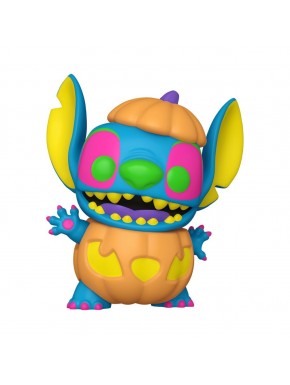 Figura POP! Disney Vinyl Blacklight Pumpkin Stitch de 9 cm