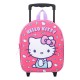 Mochila Hello Kitty 3D Trolley rosa