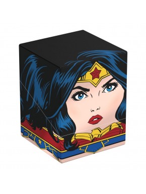 Caja coleccionable Squaroe de Wonder Woman con diseño colorido