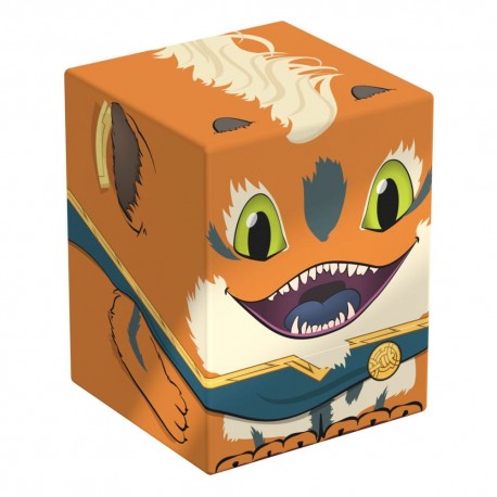 Caja coleccionable naranja de Magic: The Gathering.