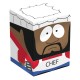 Caja coleccionable Chef de South Park™ con diseño cuadrado.