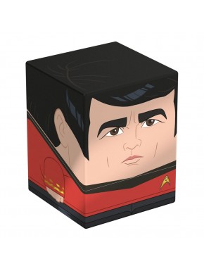 Caja Coleccionable Scotty Star Trek, rojo, negro y dorado
