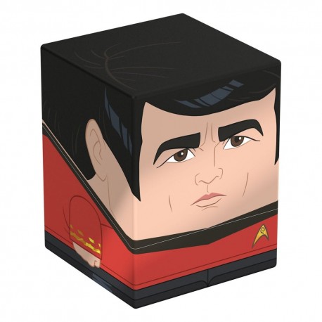Caja Coleccionable Scotty Star Trek, rojo, negro y dorado