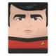 Caja Coleccionable Scotty Star Trek, rojo, negro y dorado
