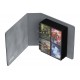 Álbum de colecionador Ultimate Guard em preto com anéis.