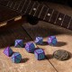 The Witcher Pack de Dados Dandelion en púrpura y azul