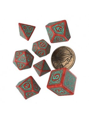 Pack de 7 dados de The Witcher Triss Merigold