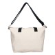 Bolso beige con imagen de Hello Kitty y correa negra