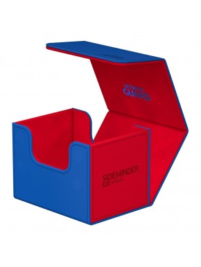 Caja Ultimate Guard Sidewinder azul y roja abierta