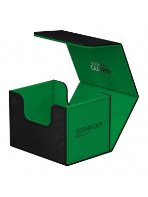 Caja de cartas Ultimate Guard Sidewinder negro y verde