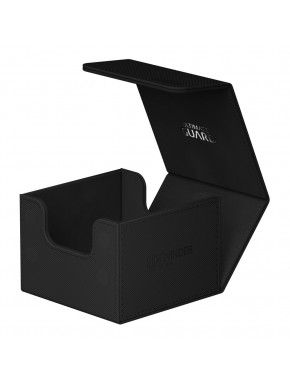 Estuche Ultimate Guard Sidewinder negro abierto