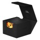 Estuche Ultimate Guard Sidewinder negro abierto