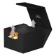 Estuche Ultimate Guard Sidewinder negro abierto