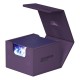 Étui Ultimate Guard Sidewinder 133+ XenoSkin Violet ouvert.