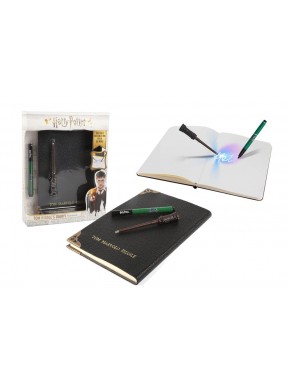 Journal de Tom Riddle avec stylo à encre invisible.